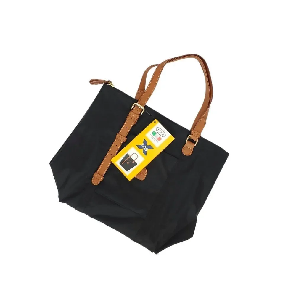 NWT BRIC'S X Medium Waterproof Shopping Nylon Tote Bag With Crossbody Bag - Picture 2 of 9